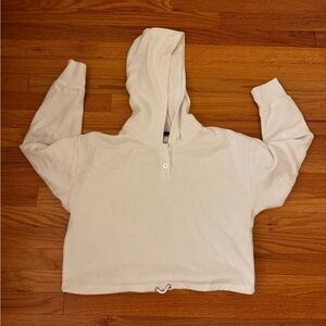 White Hooded Sweatshirt - DNKY Sport